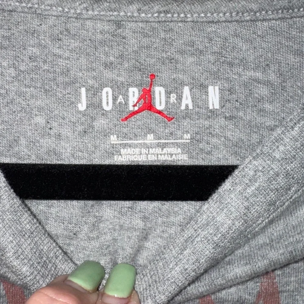 0098 | Jordan Since 84 Graphic Tee Shirt Heather Gray Mens‎ M FN5424-063